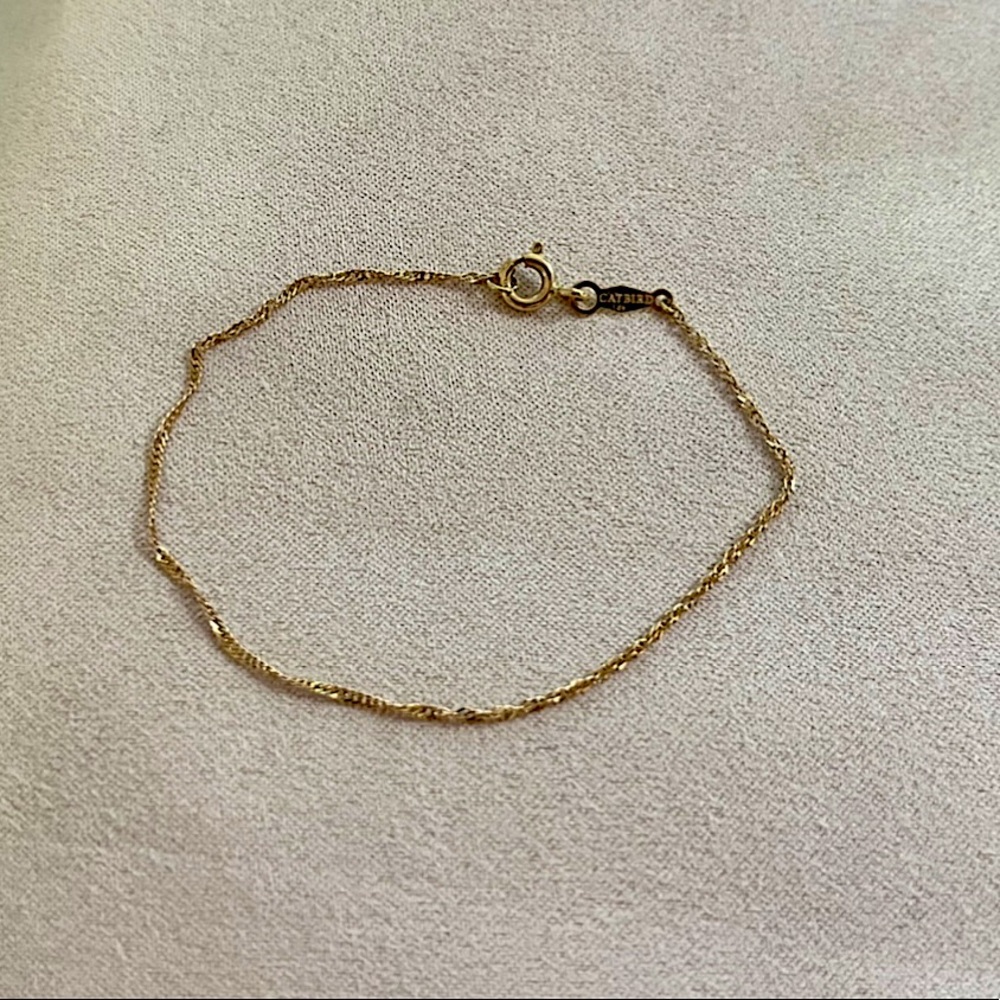 Catbird Sweet Nothing Bracelet 14k Y Gold